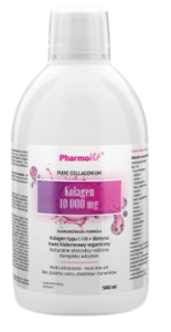 PHARMOVIT KOLAGEN 10000 mg KWAS HIALUROWNOWY BIOTYNA 500ml