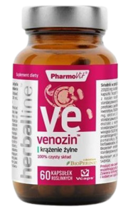 PHARMOVIT HERBALLINE VENOZIN KRĄŻENIE ŻYLNE 60KAPS