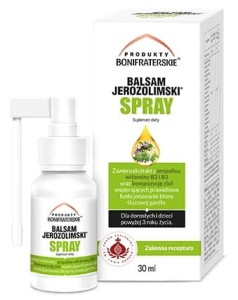 BALSAM JEROZOLIMSKI SPRAY 30 ML GARDŁO BONIFRACI