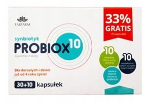 SYNBIOTYK PROBIOTYK PROBIOX 10 40 KAPS