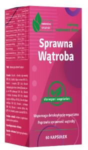 SPRAWNA WĄTROBA CHLORELLA KURKUMA KARCZOCH OSTROPEST 60 KAPS