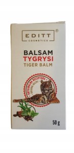EDITT BALSAM TYGRYSI ROZGRZEWAJĄCY 50g