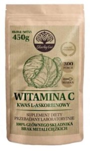 KWAS L-ASKORBINOWY WITAMINA C Z KAPUSTY 450 G SKARBY GAI  