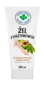 Żel do zmęczonych nóg z kasztanowcem mentolem 200