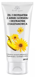 Żel z ekstraktem arniki kasztanowca Kwiat życia 200 ml