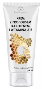 Krem z propolisem karotenem wit A E Kwiat życia