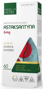 Medica Herbs astaksantyna 6 mg 60k wzrok