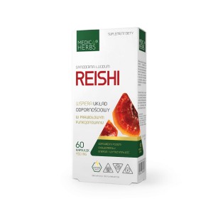 Medica Herbs reishi 450 mg 60k odporność krążenie