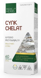 Medica Herbs cynk chelat 15 mg 60k