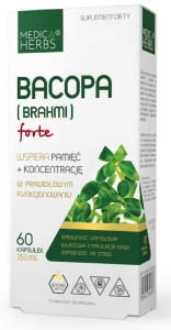 Medica Herbs bacopa brahmi forte 250 mg 60 kap