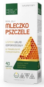 Medica Herbs mleczko pszczele royal jelly 300 mg 