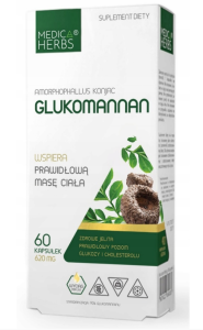 Medica Herbs glukomannan 620 mg 60k