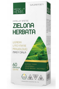 Medica Herbs zielona herbata 520 mg 60 kap