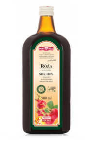 Sok z róży tłoczony NFC 500 ml Polska Róża