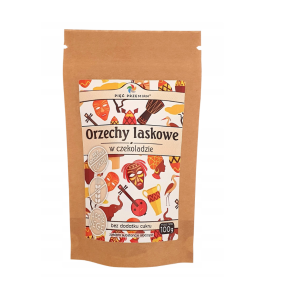 ORZECHY LASKOWE W CZEKOLADZIE 100G BEZ CUKRU
