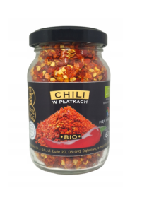 Chili w płatkach bio 60 g Pięć przemian