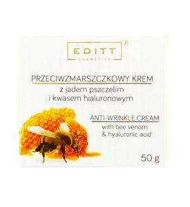 EDITT krem przeciwzmarszczkowy z jadem pszczelim