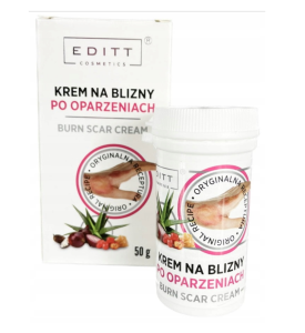 EDITT KREM NA BLIZNY PO OPARZENIACH ALOES ACEROLA