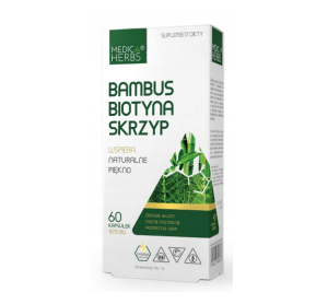 Medica Herbs bambus biotyna skrzyp 470 mg 60 kapsułek