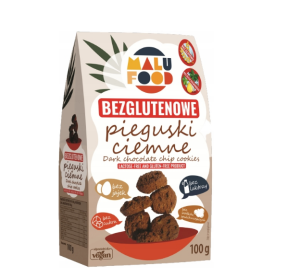 MALU PIEGUSKI CIEMNE CIASTKA BEZ CUKRU GLUTENU