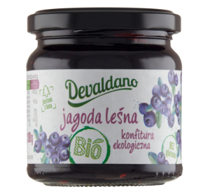Devaldano bio konfitura jagoda leśna ekologiczna 190 g