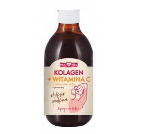 POLSKA RÓŻA kolagen rybi z witaminą C z owoców róży 250ml