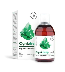 CYNKDROP CYNK Z WIT B6 B12 W PŁYNIE 500ML AURA 