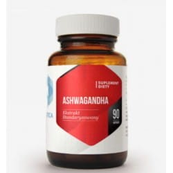 ASHWAGANDHA stres pamięć energia 90kaps HEPATICA